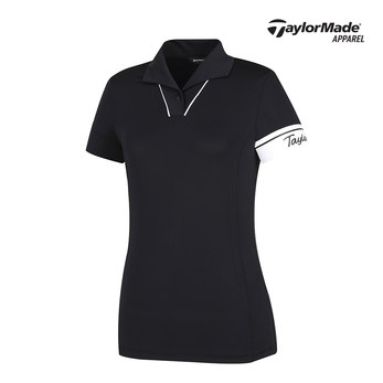 [테일러메이드]22SS 여성 소매 배색 변형 카라 반팔 티셔츠 TWTYL6142-199