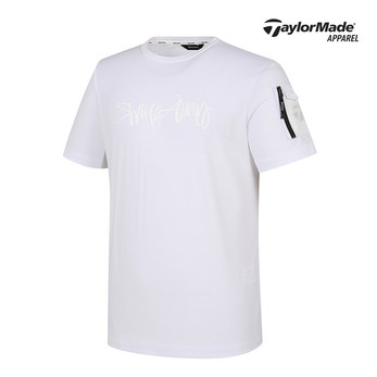 [테일러메이드]22SS 남성 소매 포켓 반팔 티셔츠 TMTRL2156-100